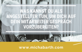 Micha M Barth Personal Men Mentoring - Mitarbeitergespräch als Teilnehmer - Twitter + HP Beitrag + HP Seite